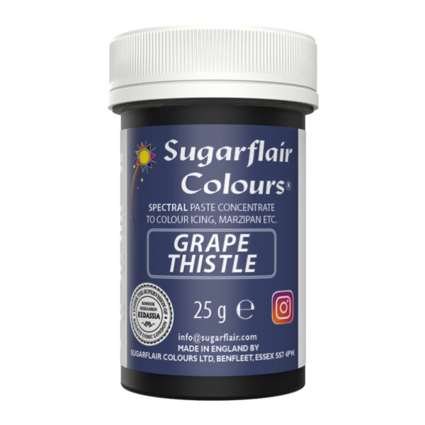 Sugarflair Spectral Paste Colour - Grape Thistle 25g