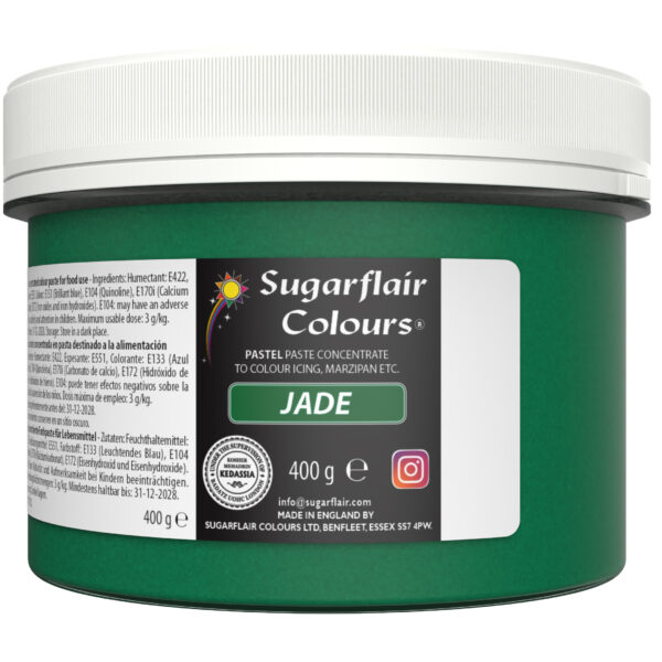 Sugarflair Pastel Paste Colour - Jade 400g