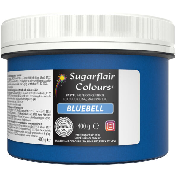 Sugarflair Pastel Paste Colour - Bluebell 400g