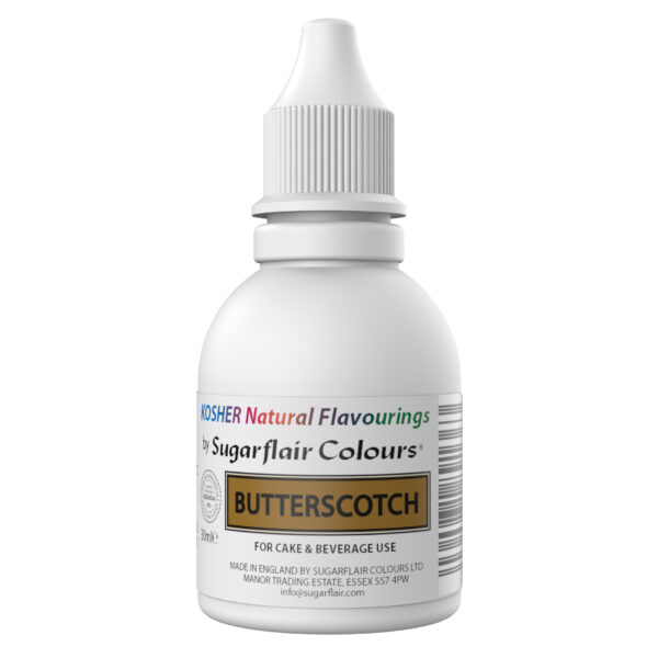 Sugarflair Kosher Natural Concentrated Flavouring - Butterscotch 30ml