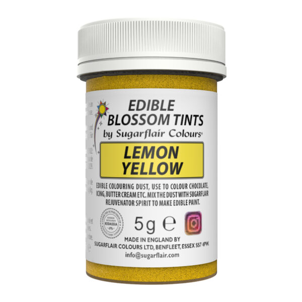 Sugarflair Food Colouring Dust (Blossom Tint) - Lemon Yellow 5g