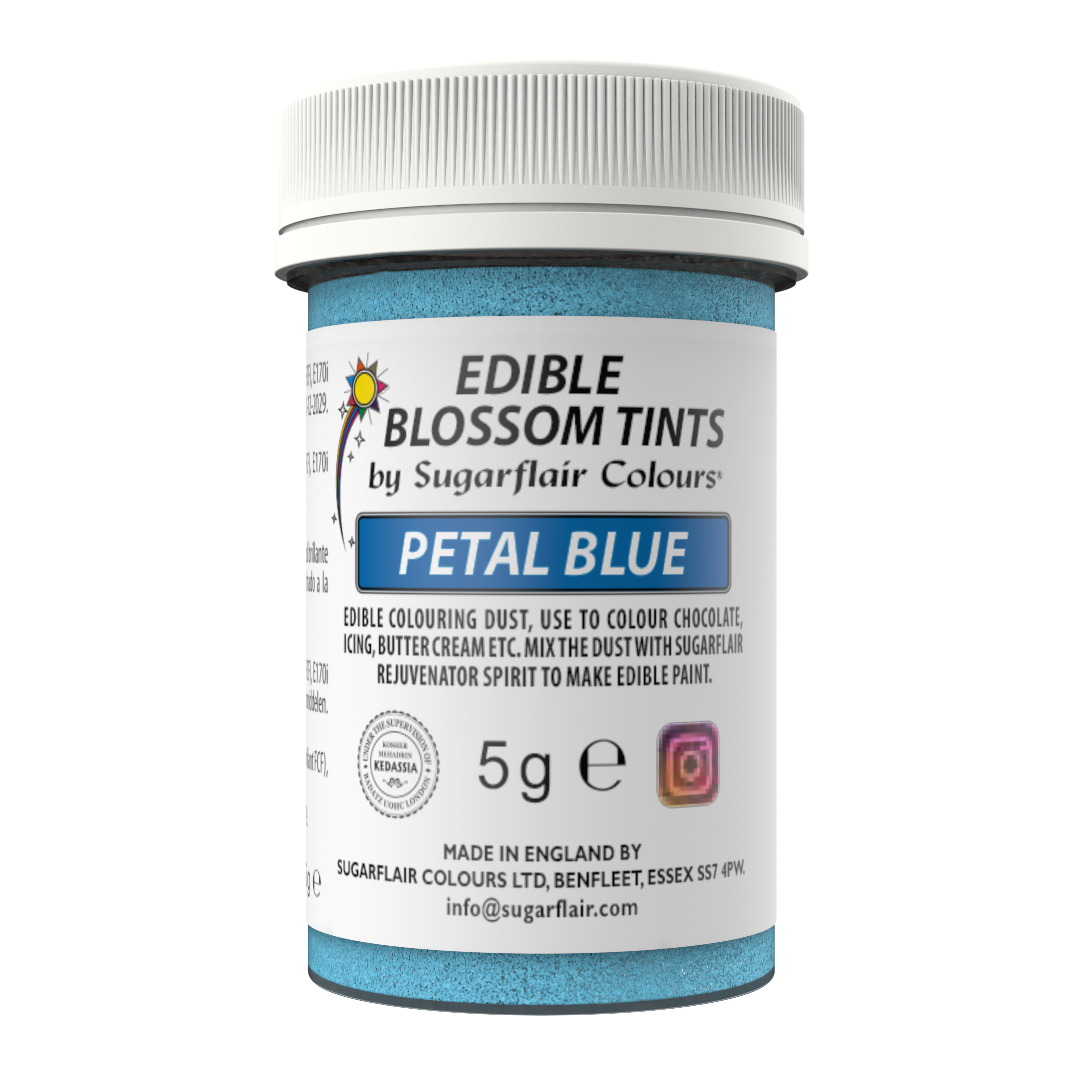Sugarflair Food Colouring Dust (Blossom Tint) - Petal Blue 5g