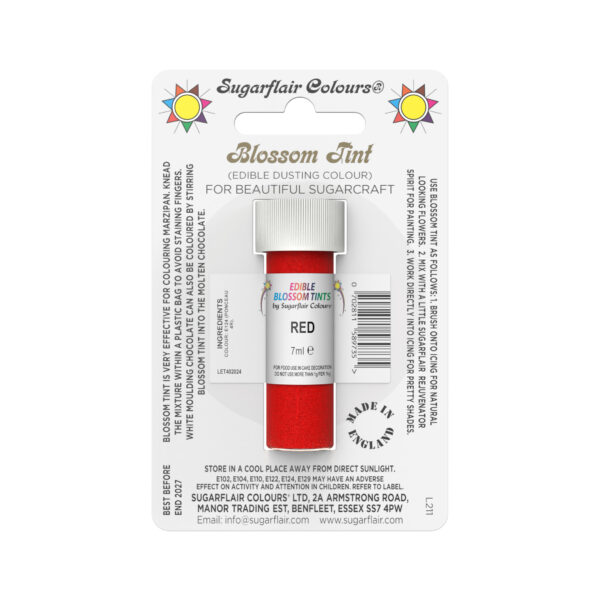 Sugarflair Blossom Tint - Red 7ml