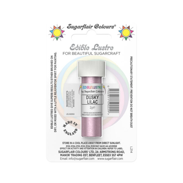 Sugarflair Lustre Dust - Dusky Lilac 2g
