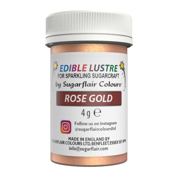 Sugarflair Lustre Dust - Rose Gold 4g