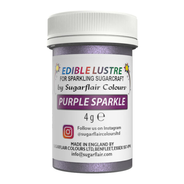 Sugarflair Lustre Dust - Purple Sparkle 4g