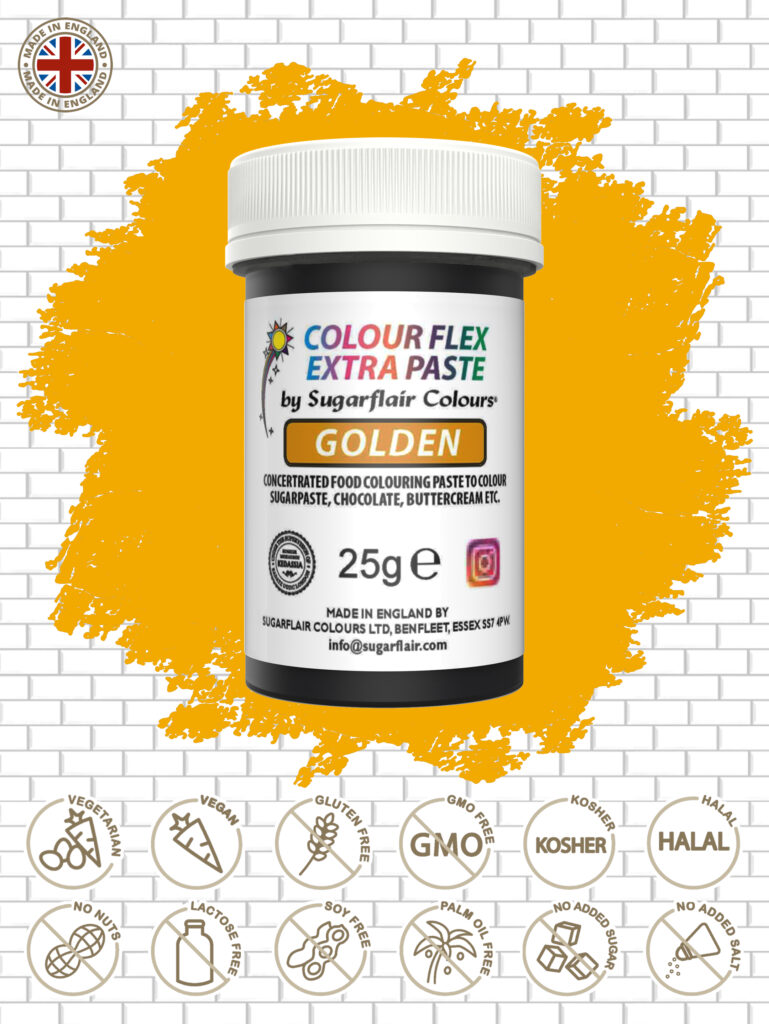 Sugarflair Orange - Pastel Paste Concentrate Colouring 25g - View #2