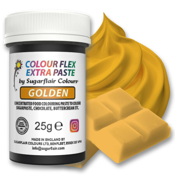 Colour Flex - Extra Concentrate Paste Colour - Golden 25g - Image 4
