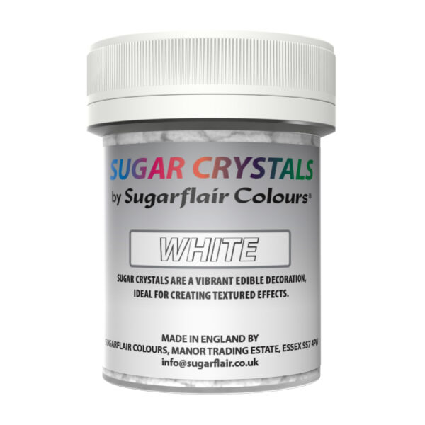 Sugarflair Sugar Crystals - White 40ml