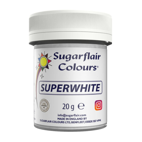 Sugarflair Superwhite Icing Whitener (E171 Free) 20g