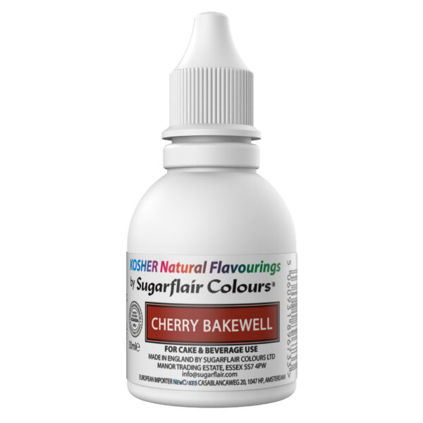 Sugarflair Kosher Natural Concentrated Flavouring - Cherry Bakewell 30ml
