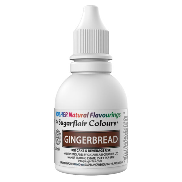 Sugarflair Kosher Natural Concentrated Flavouring - Gingerbread 30ml