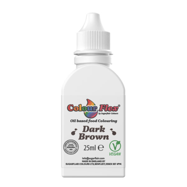 Colourflex Oil Colours 25ml - Dark Brown